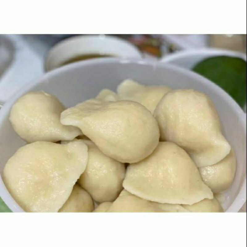 

Pempek Dos isi telur kecil Khas Palembang