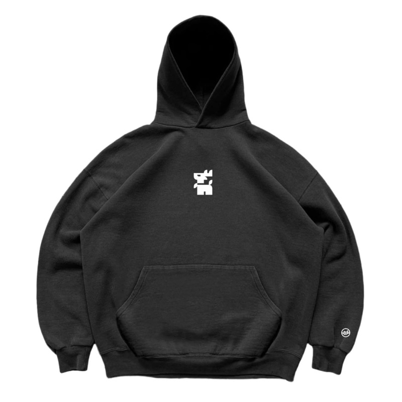 Wardkick Hoodie Boxy Fit 375GSM Black Hoodie