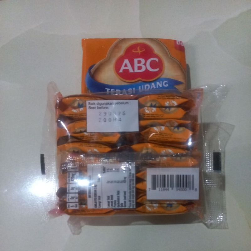 

[ 1 pack isi 20pcs ] ABC Terasi Udang ABC renteng uk 3,8gr