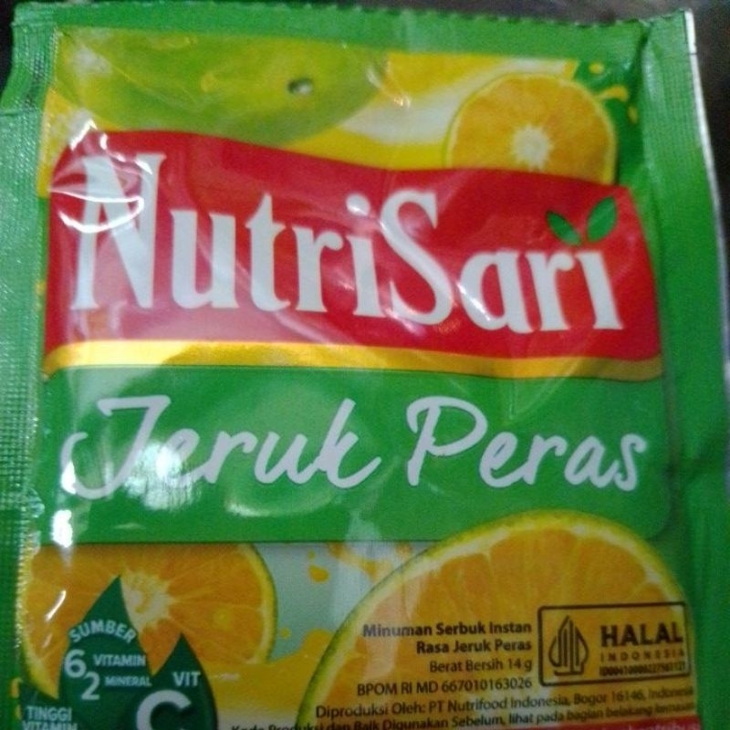 

Nutrisari Jeruk Peras