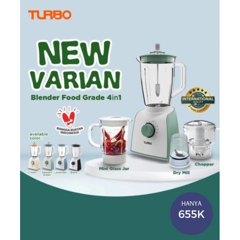 Blender FOOD GRADE 4 IN 1 TURBO