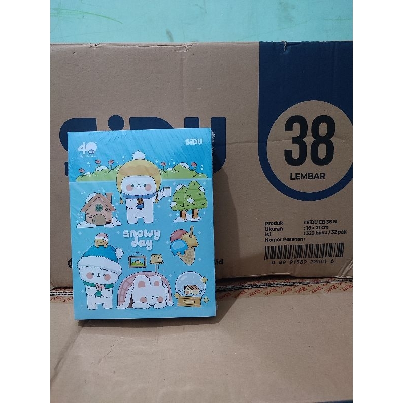 

harga ecer 1 buah buku tulis SiDU
