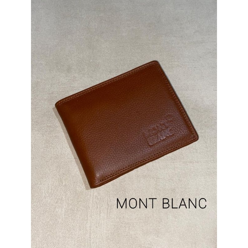 Dompet pria kulit premium - Dompet lipat merk MONT BLANC