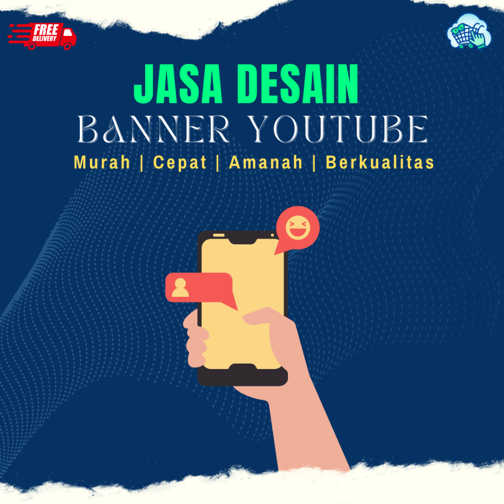 Jasa Desain Banner Youtube Custom Request | Design Youtube Baner Konten Yutub | Cover Podcast | Iklan, Usaha, Bisnis, UMKM, Edit, Olshop, Kreator, Vlog, Vidio