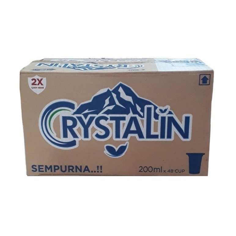 

Crystalin Air Mineral Gelas Karton [48 Pc x 200 mL]