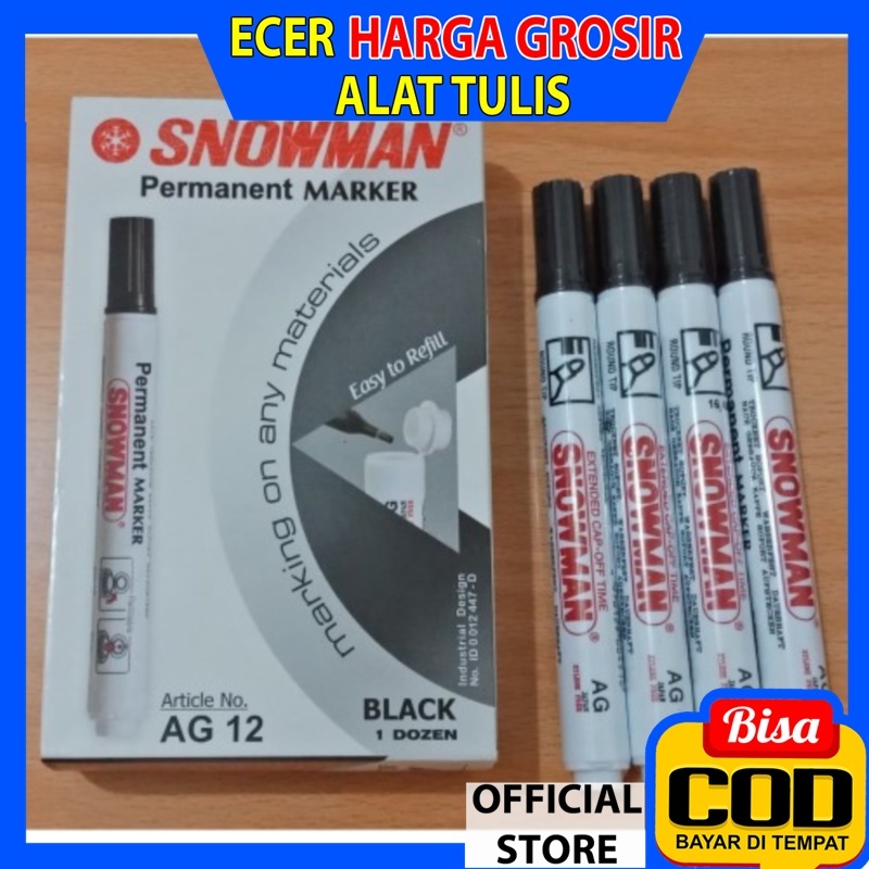 

Spidol Permanen Marker G-12 Snowman