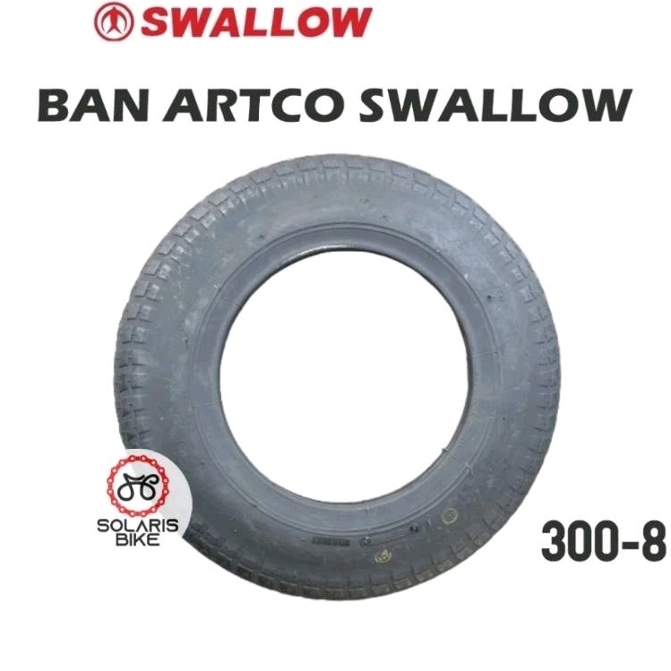 Ban Luar Gerobak Pasir Dorong Sorong Lori Arko 3.00 - 8  300 x 8 Swallow Artco