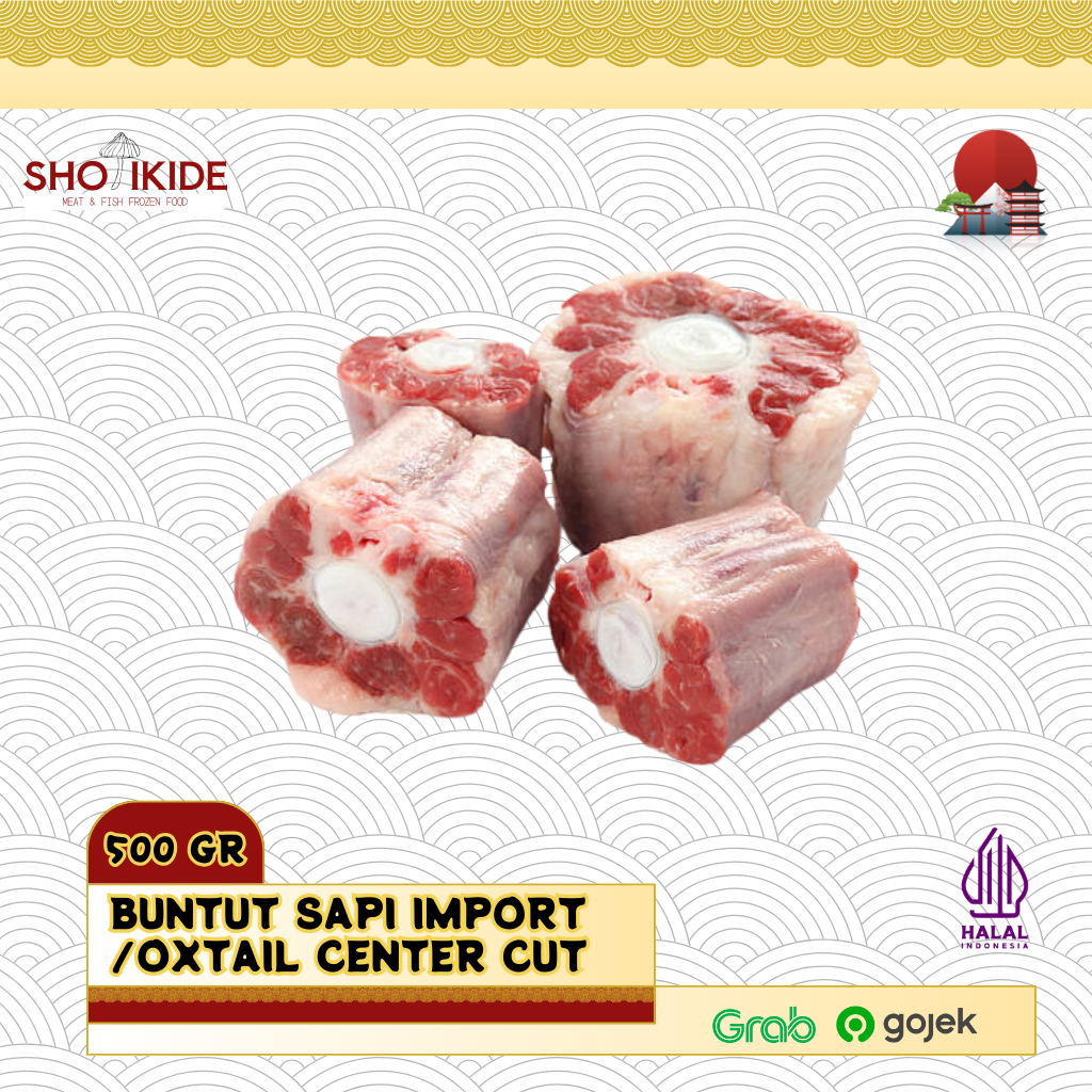 

buntut sapi center cut import / oxtail center cut import - 500gr