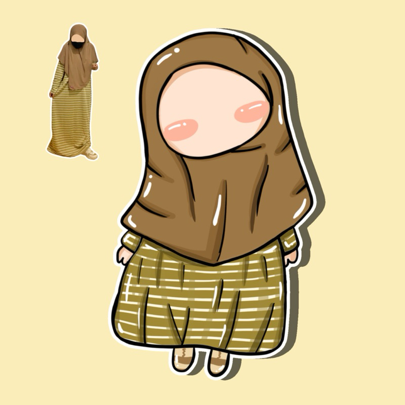 ILUSTRASI CHIBY STYLE FACELESS | GAMBAR TANPA WAJAH | ILUSTRASI KARTUN | ILUSTRASI FOTO | ILUSTRASI 