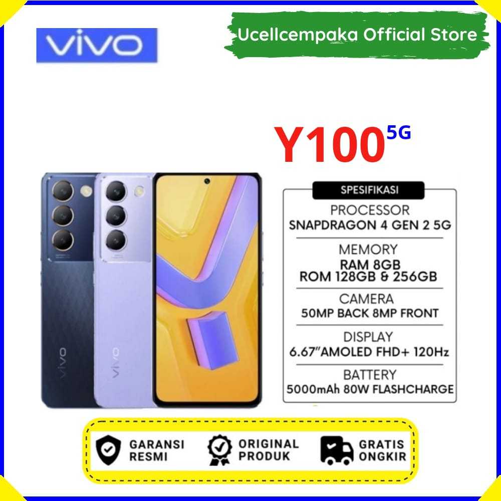 Vivo Y100 5G 8GB 128GB 256GB 8/128 8/256 Garansi Resmi