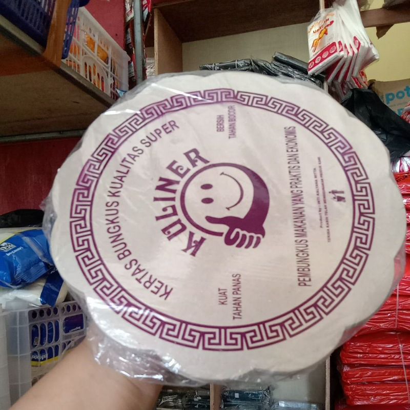 alas nasi bentuk bunga kertas nasi kertas minyak 200 lembar