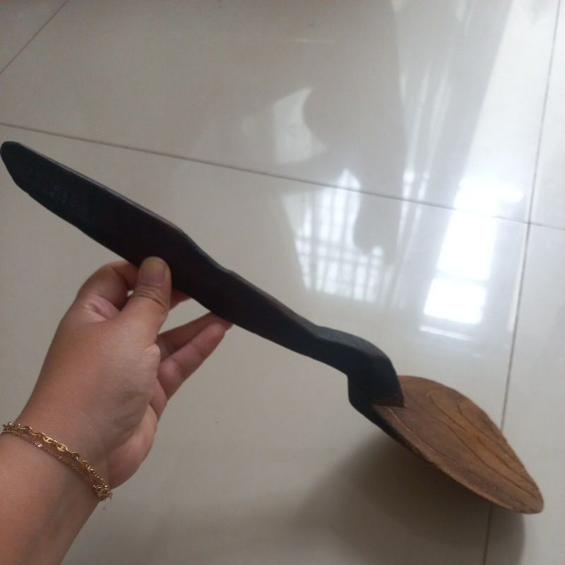 centong nasi kayu jati lawasan antik