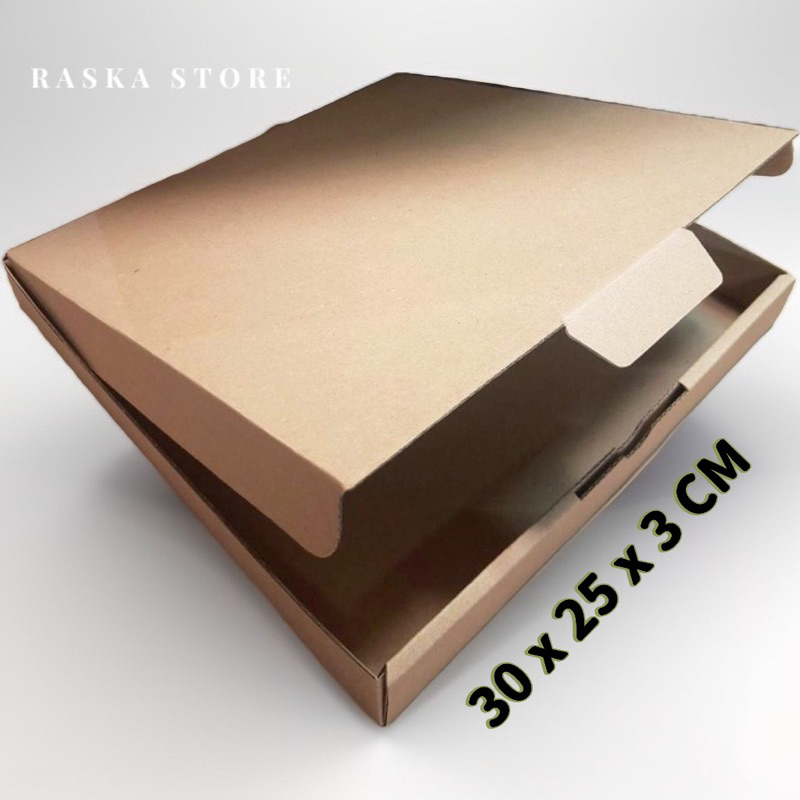 

Kardus Karton UK 30 x 25 x 3 Cm Model DieCut Pizza