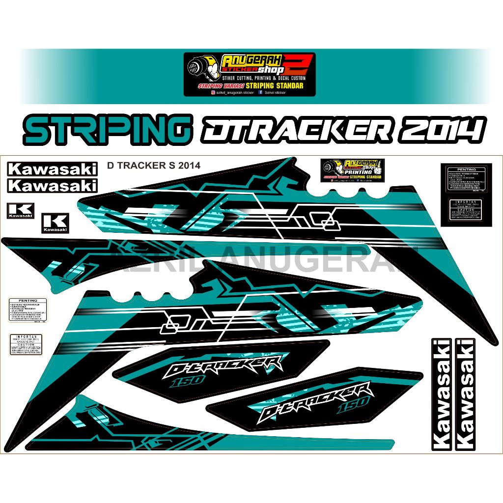 Striping Dtracker 2014 old Tosca