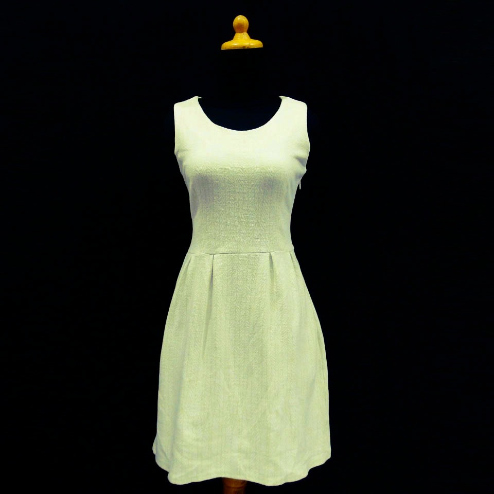 DX181 SIZE S YELLOW FOND MIDI DRESS PREMIUM