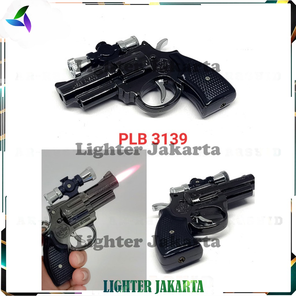 Korek Api Bara Gas Miniatur Pistol Mini Laser 3139