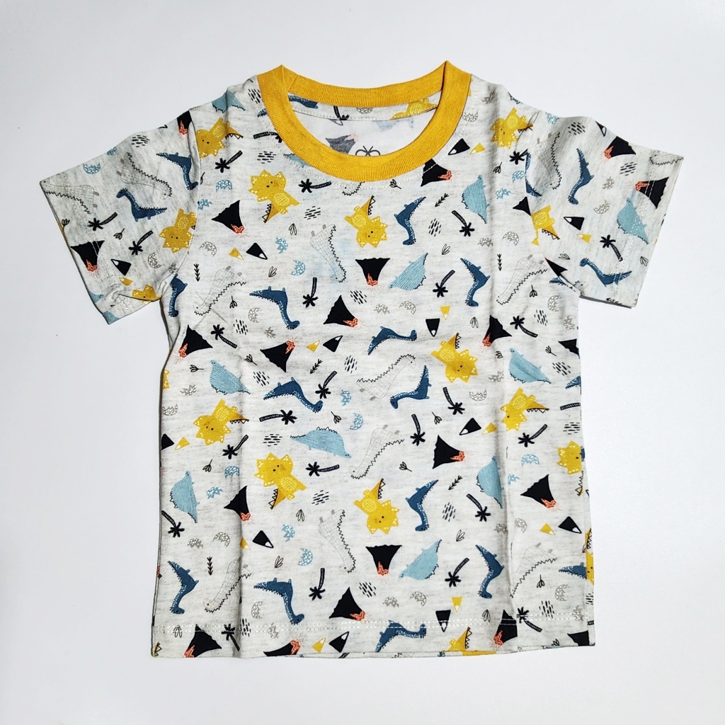 Baju TShirt Kaos Anak Laki-Laki dan Perempuan Usia 1 - 2 Tahun Fullprint Hewan Animal Beach Pantai