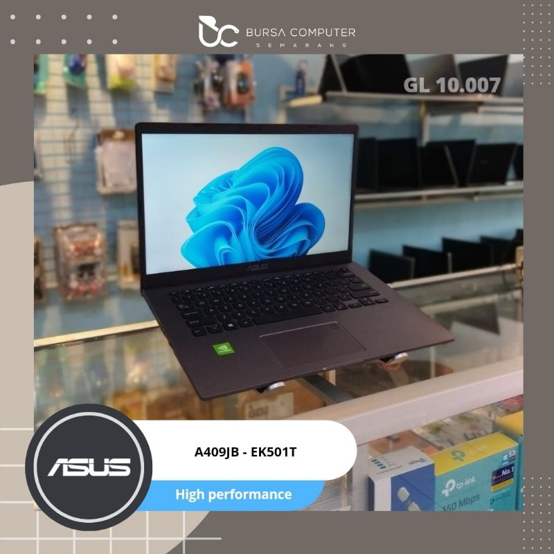 Laptop Asus A409JB-EK501T | Core i5 1035G1 4GB 256GB+1TB MX110