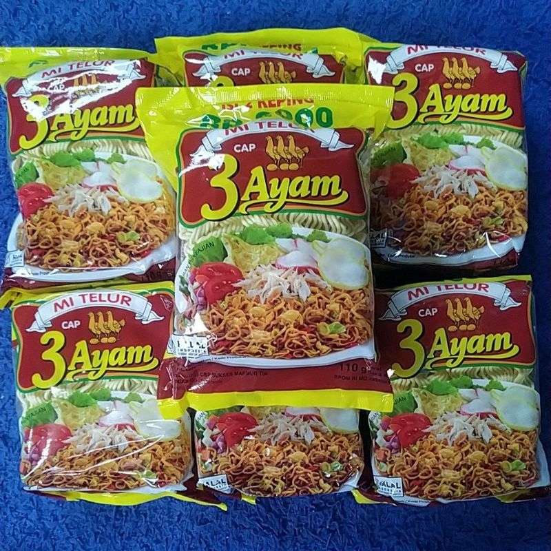 

MIE TELUR CAP 3 AYAM ISI 2