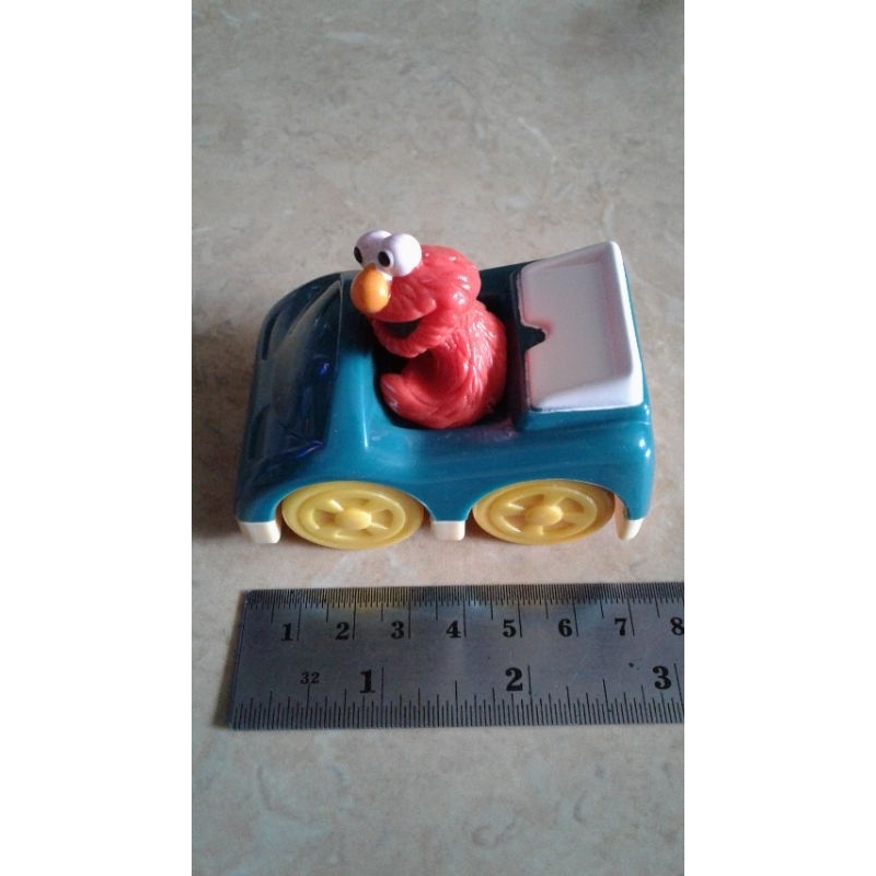 Mobil Mobilan Sesame Street Elmo Ride Car Original Mattel Fisher Price