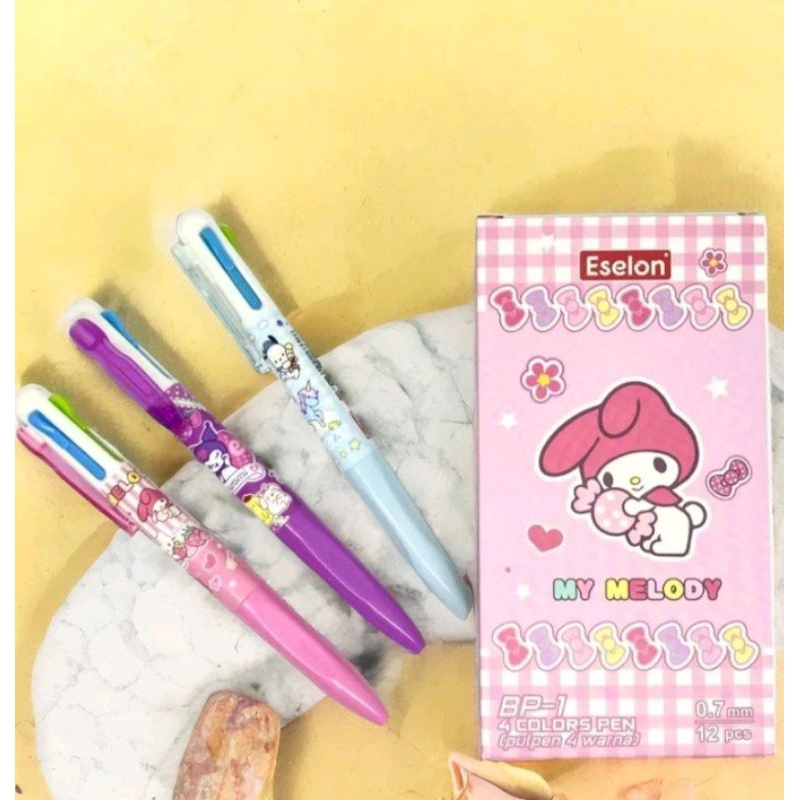 

Pulpen 4 Warna Motif Sanrio