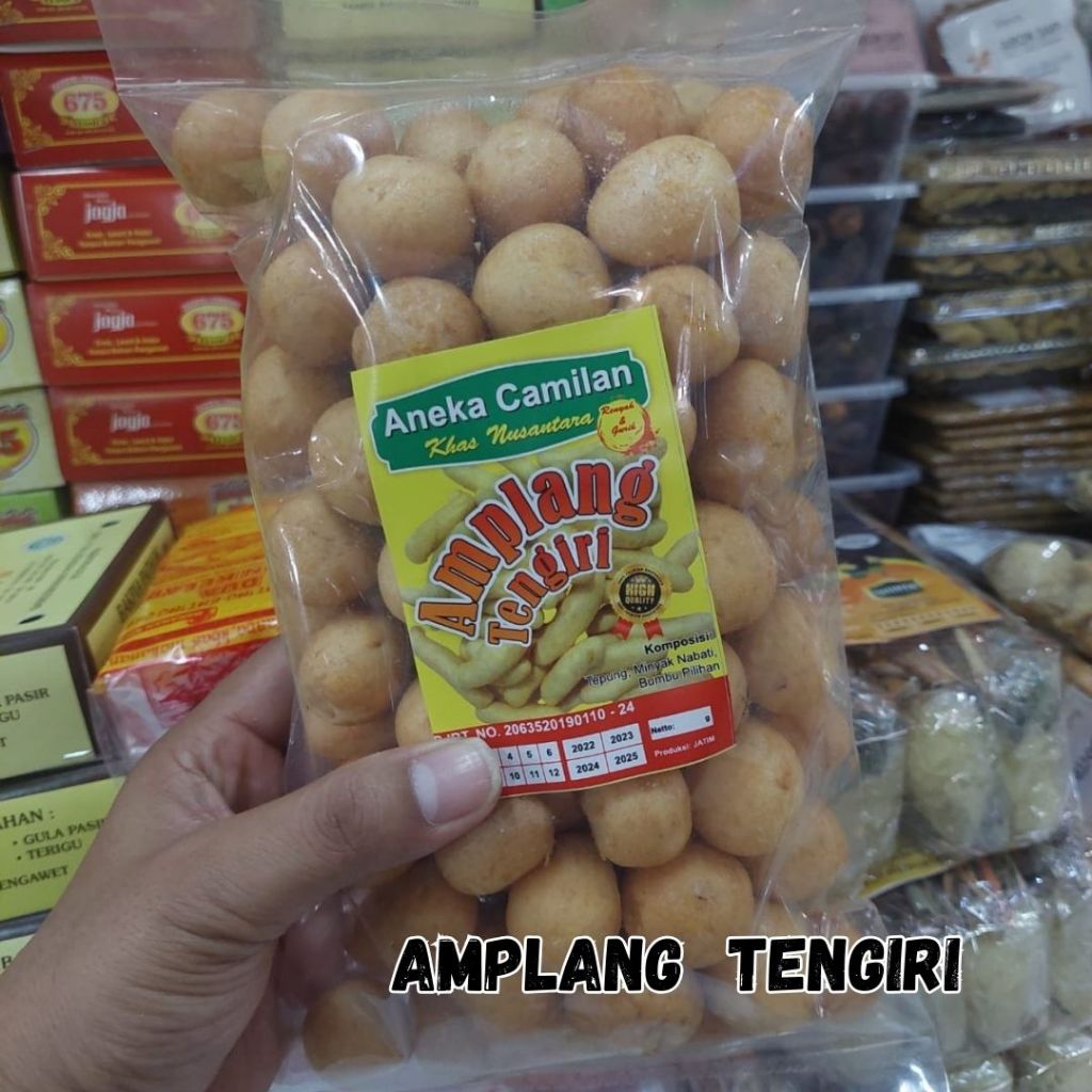 

Amplang ikan tenggiri / kerupuk ikan tengiri PREMIUM super enak Murah Renyah Fresh Gurih - 100 Gr