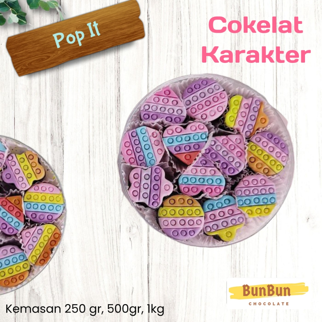 

Cokelat Karakter Pop It