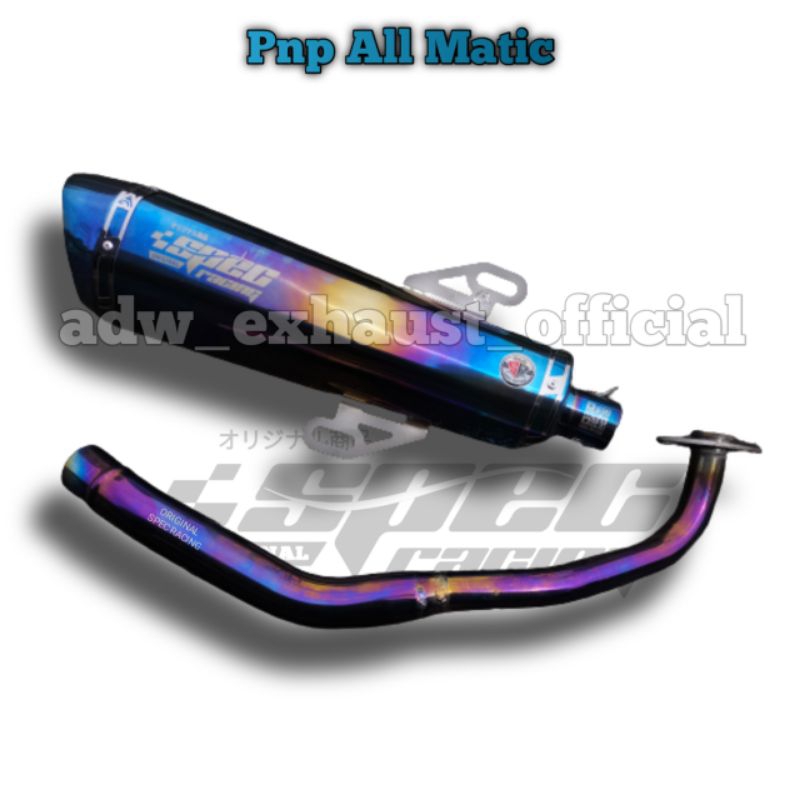 knalpot racing nmax aerox pcx adv lexy vario original SR spec racing inlet 38mm