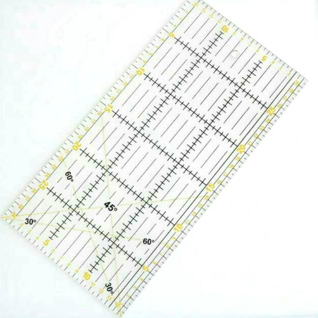 

Premium Penggaris Jahit Quilting Ruler AC 3 Penggaris Pola Penggaris Bahan 15 x 3 CM 51