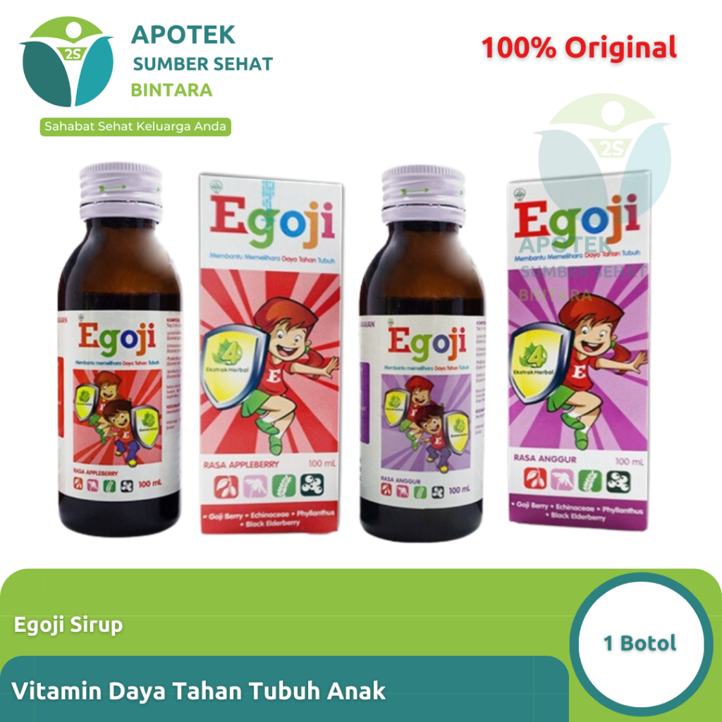 Egoji Sirup - Vitamin Daya Tahan Tubuh Anak