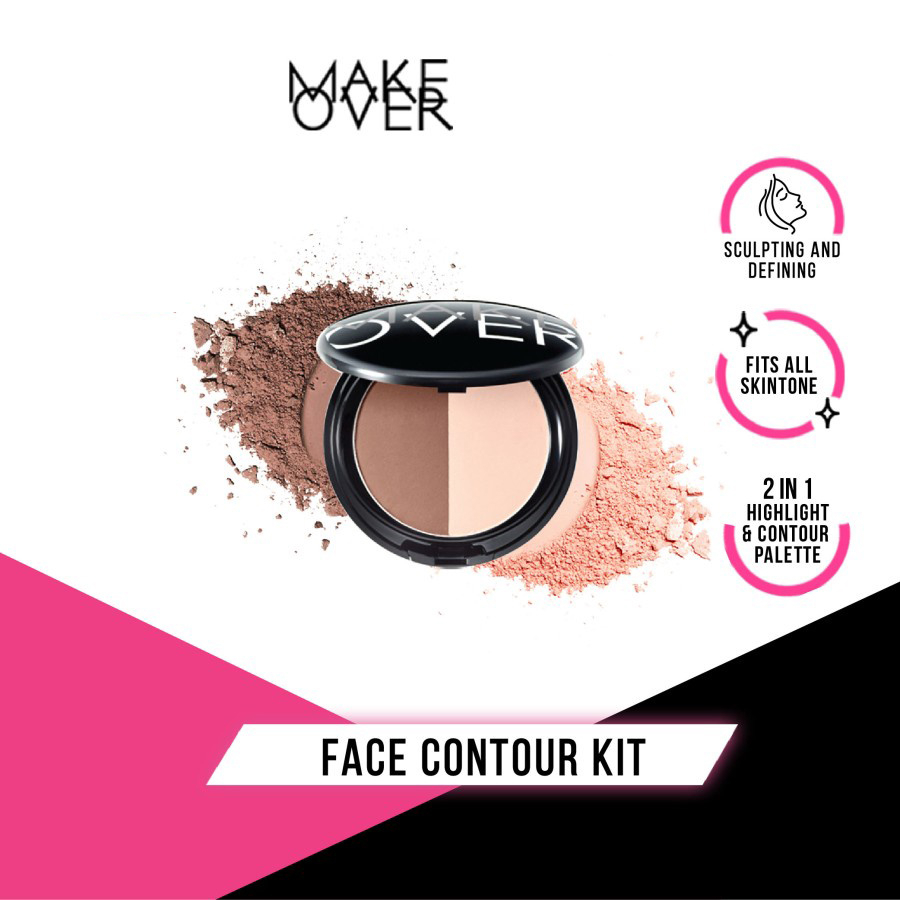 MAKE OVER Face Contour Kit 14 g - Contour & Highlight  MakeOver Face Contour Kit