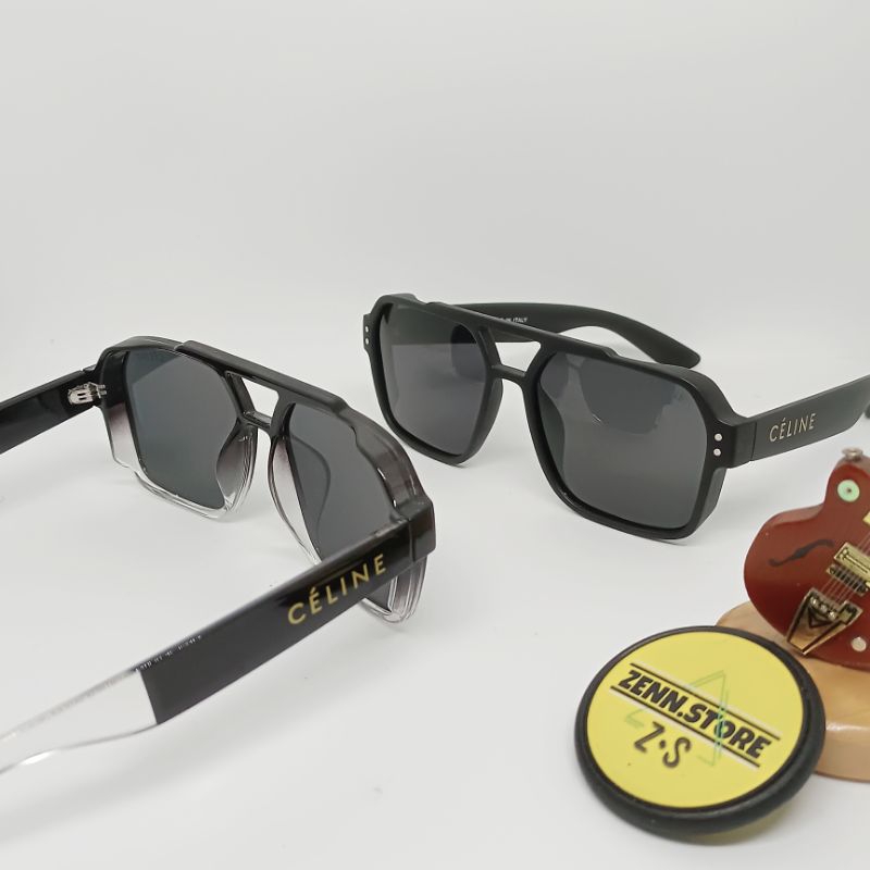 CELO - Kacamata Hitam Kotak Pria / Kacamata Fashion Trandy / Kacamata Hitam Anti UV