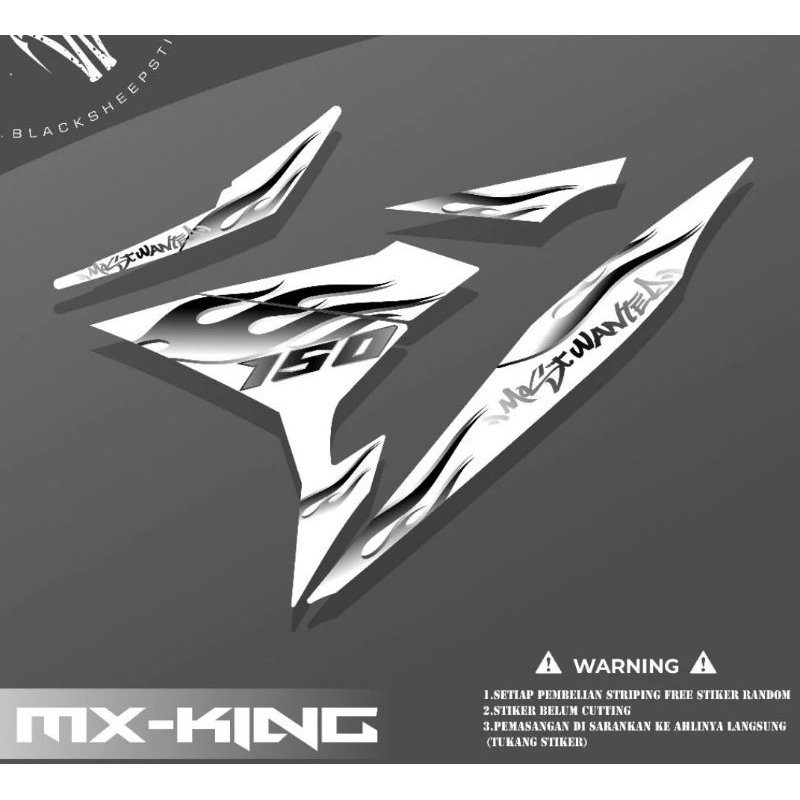 STRIPING YAMAHA MX KING / MX KING 150 / MX KING API