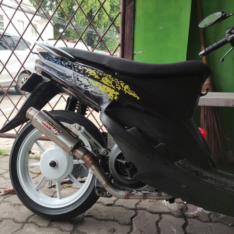 KNALPOT RACING EMPUSH EXHAUST MIO TYPE M6 INLET 45