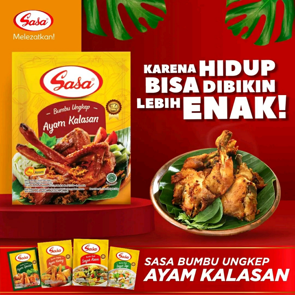 

Sasa Bumbu Ungkep Ayam Kalasan 33gr x 1pcs