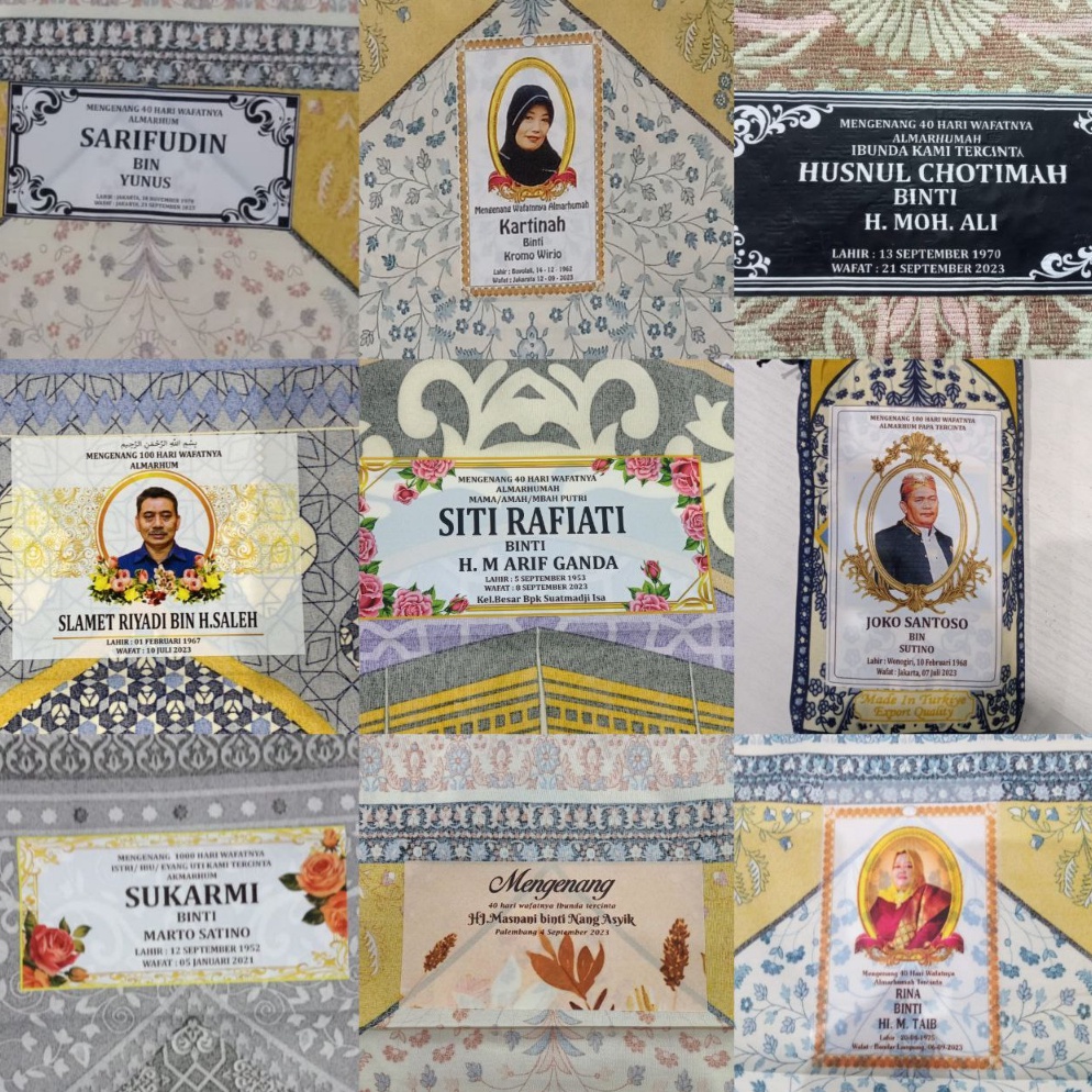 Subsidi Sajadah Travel  FREE SABLON  Packing  Sajadah Traveling souvenir umroh  Sajadah Jumbo