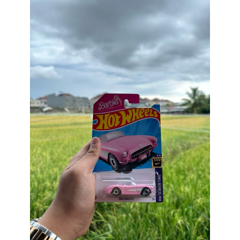 hotwheels barbie 1956 corvette