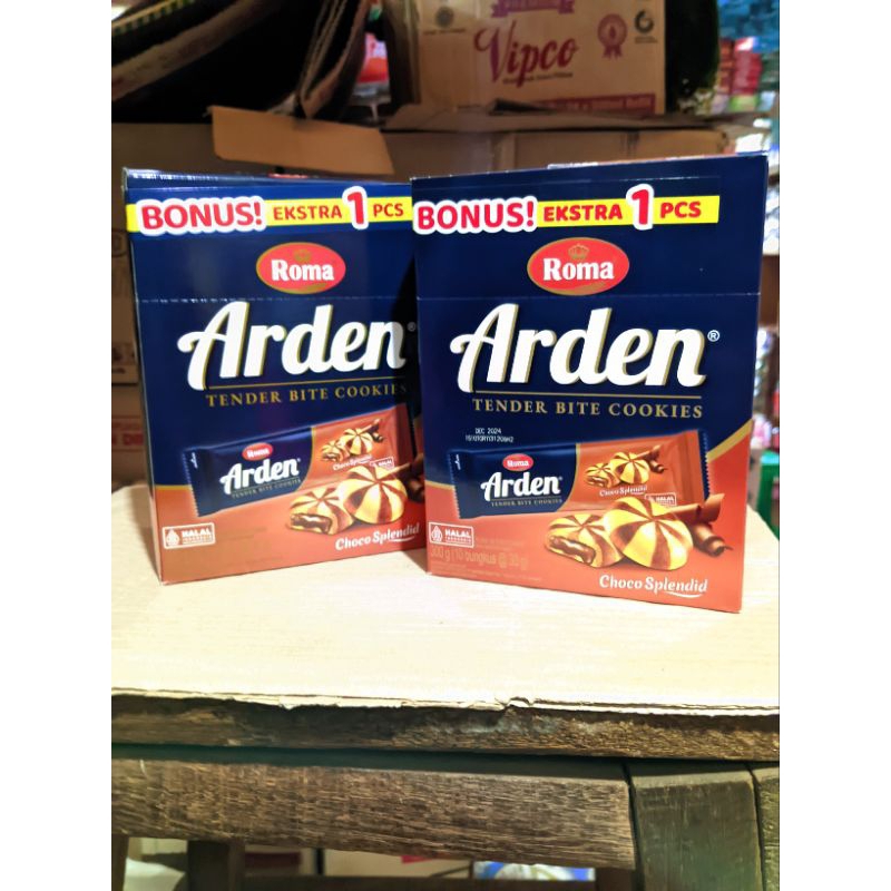 

Roma Arden Choco 1 Box isi 10 bks @ 30 gram.