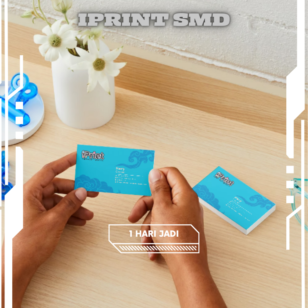 

kartu Nama 1 sisi 2 sisi Laminasi Glossy Doff art paper 230g Free Box