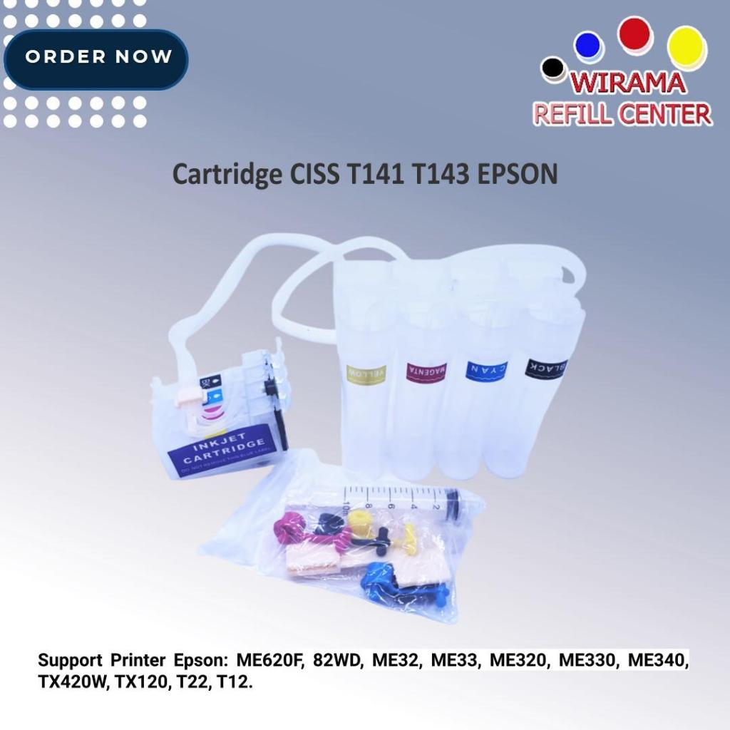 Cartridge CISS Epson T141 T143 With Chip