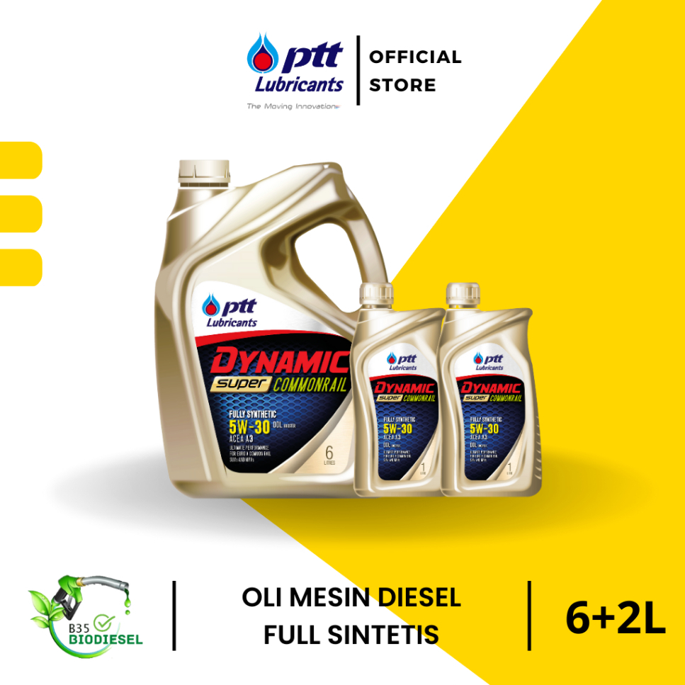 PTT Dynamic Super Commonrail Synthetic SAE 5W-30 ACEA C3-16 [6+2L]