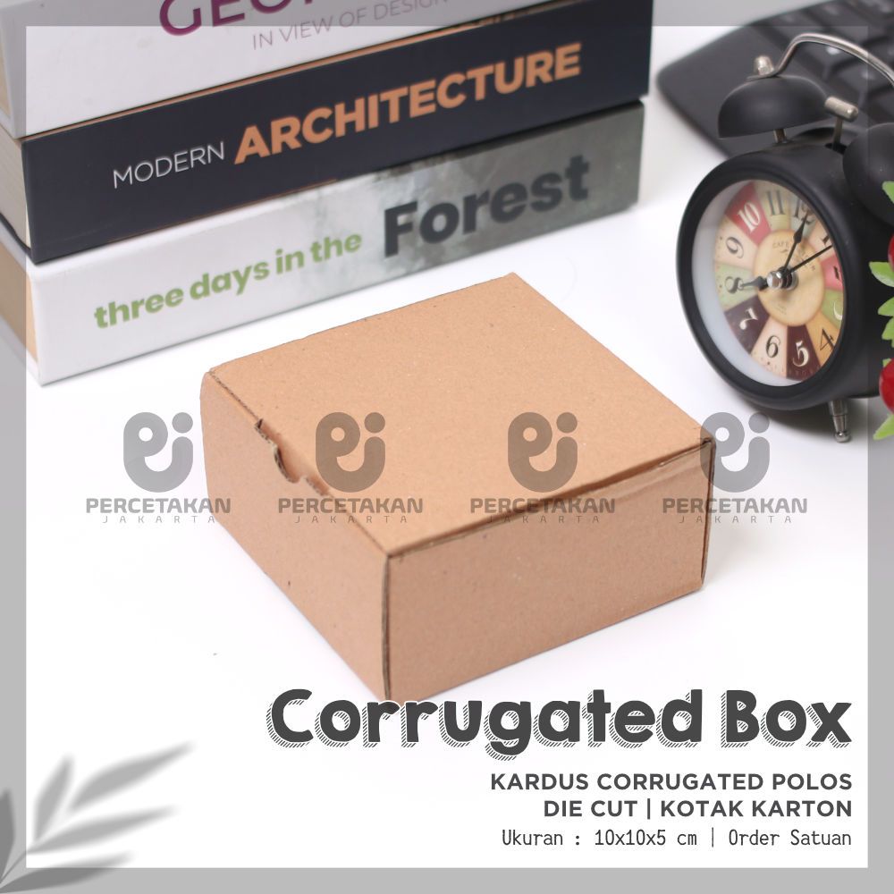 

Kardus Corrugated 10x10x5 CM | Die Cut | Kotak Karton | Box Packing Souvenir Pizza