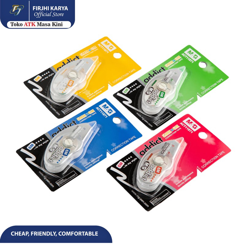 

6 MT Correction Tape/Tip Ex Pita - M&G