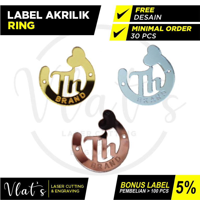 

Label Akrilik Custom | Label Hijab | Label Nama Sendiri