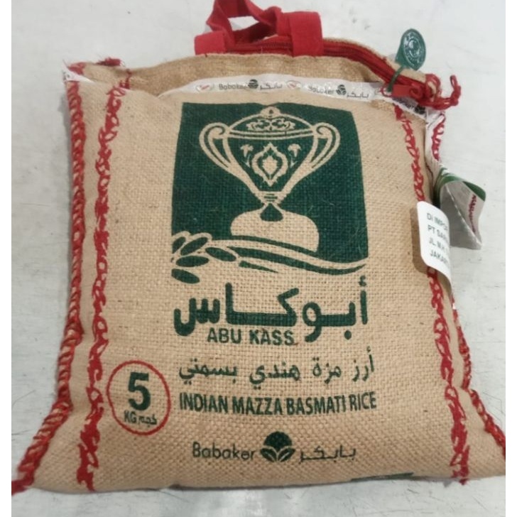 

Beras Basmati Abu Kass 5kg Abukass SUPER PREMIUM