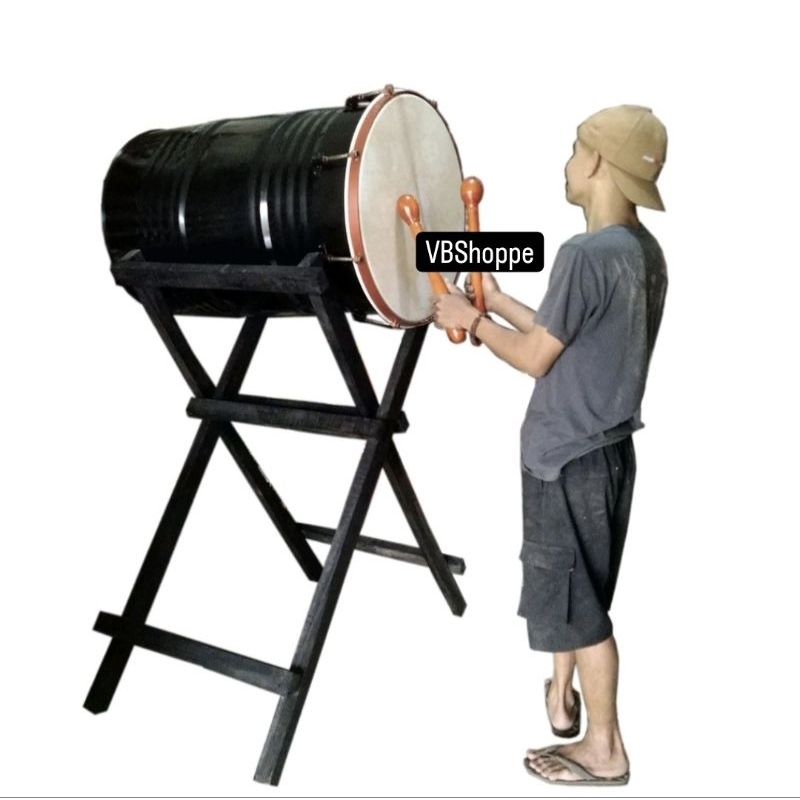 PREMIUM SUPER JUMBO BEDUG KULIT KAMBING SAPI ALAT PUKUL MASJID LEBARAN HARI RAYA BEDUK TONG KAKI DRU