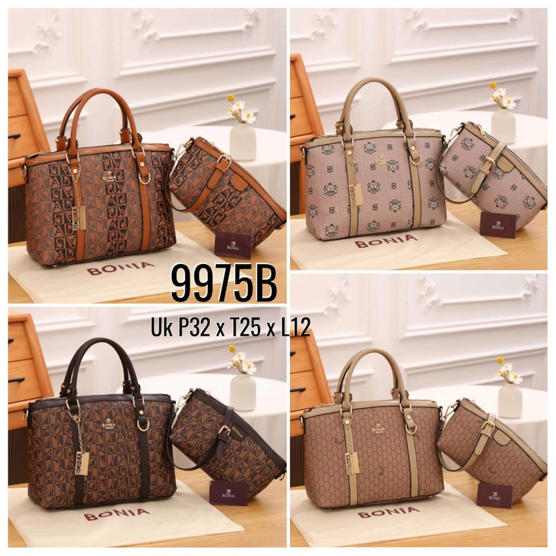 Tas Tote Bonia Set pouch