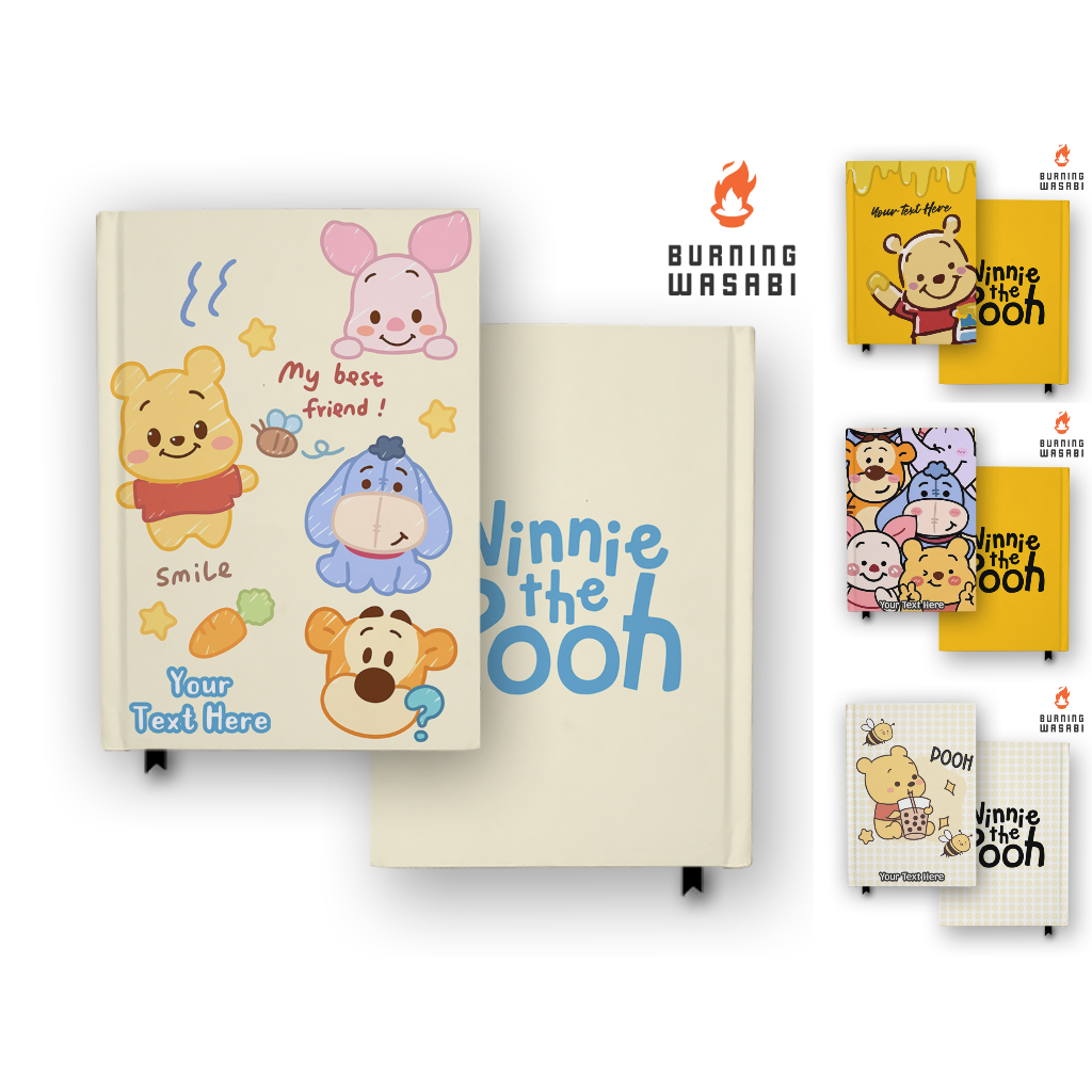 

Notebook Winnie The Pooh 6 7 8 9 Buku Tulis Kartun Gift Custom Nama Diary Jurnal Burning Wasabi Hardcover