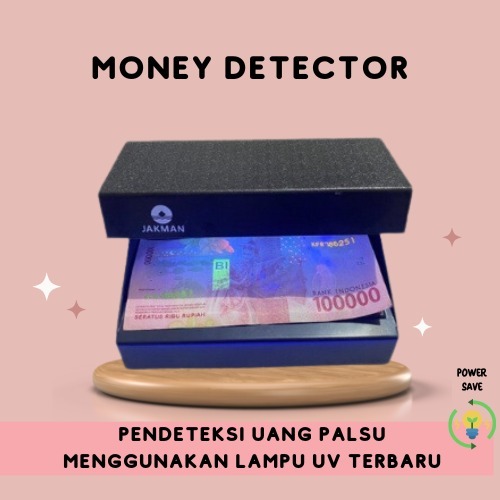 MONEY DETECTOR/ALAT TES UANG PALSU/MESIN TES UANG PALSU LED/MERK JAKMAN
