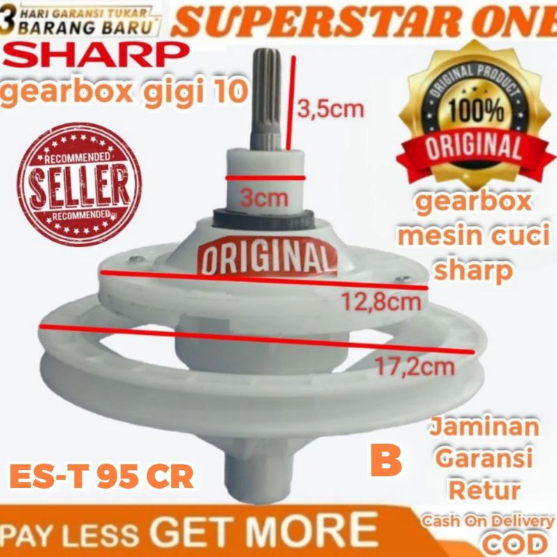 Gear Box sharp mesin cuci ES-T95CR mesin cuci es-t 95cr gearbox est 95cr